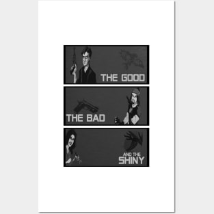 The good,the bad and the SHINY! Posters and Art